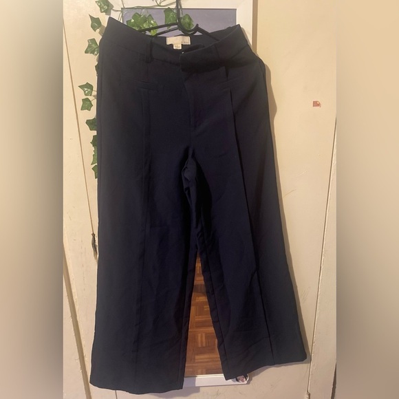 Pants - Navy blue  Wide-Leg Pants